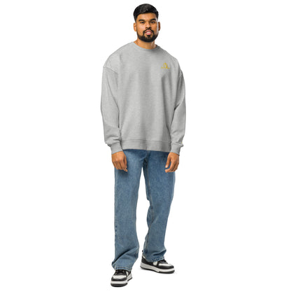 Oversized Bio Heavyweight Sweatshirt mit Stick